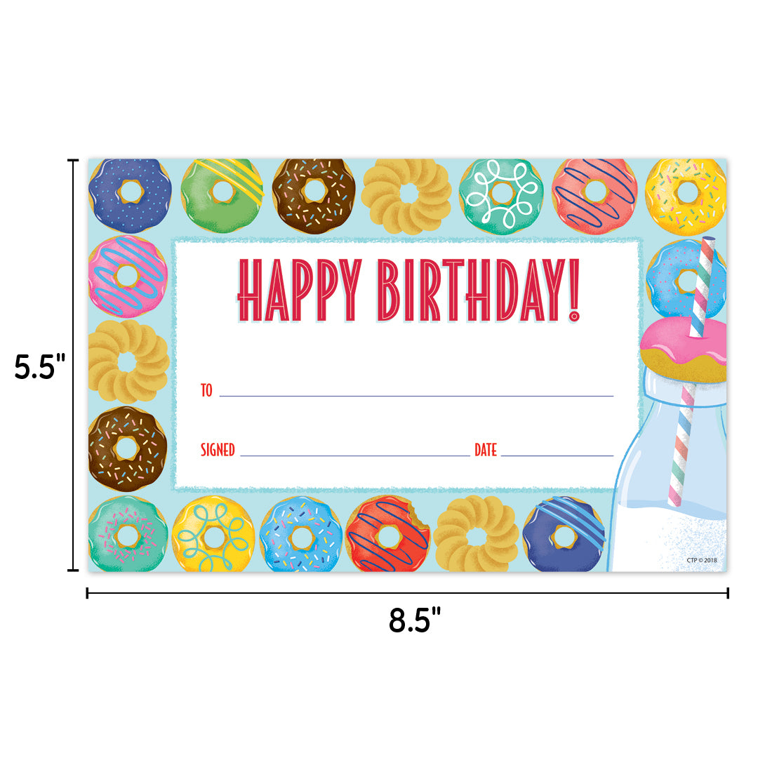 Mid-Century Mod Happy Birthday Award