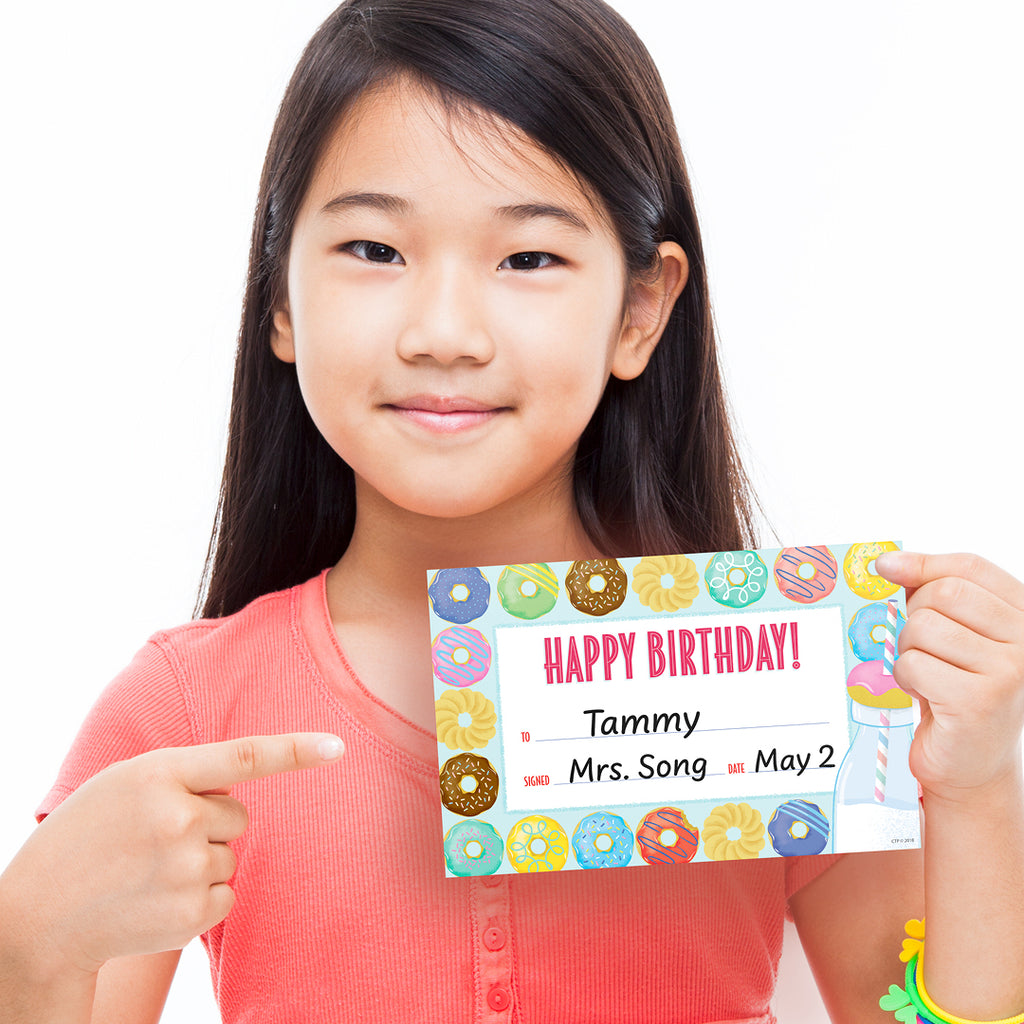 Mid-Century Mod Happy Birthday Award