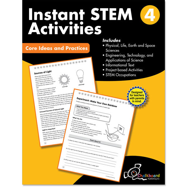 STEM Instant Activities Workbook, Grade 4