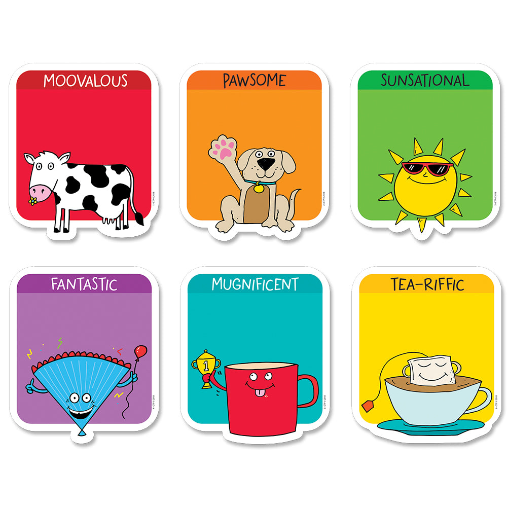 So Much Pun! 6" Designer Cut-Outs