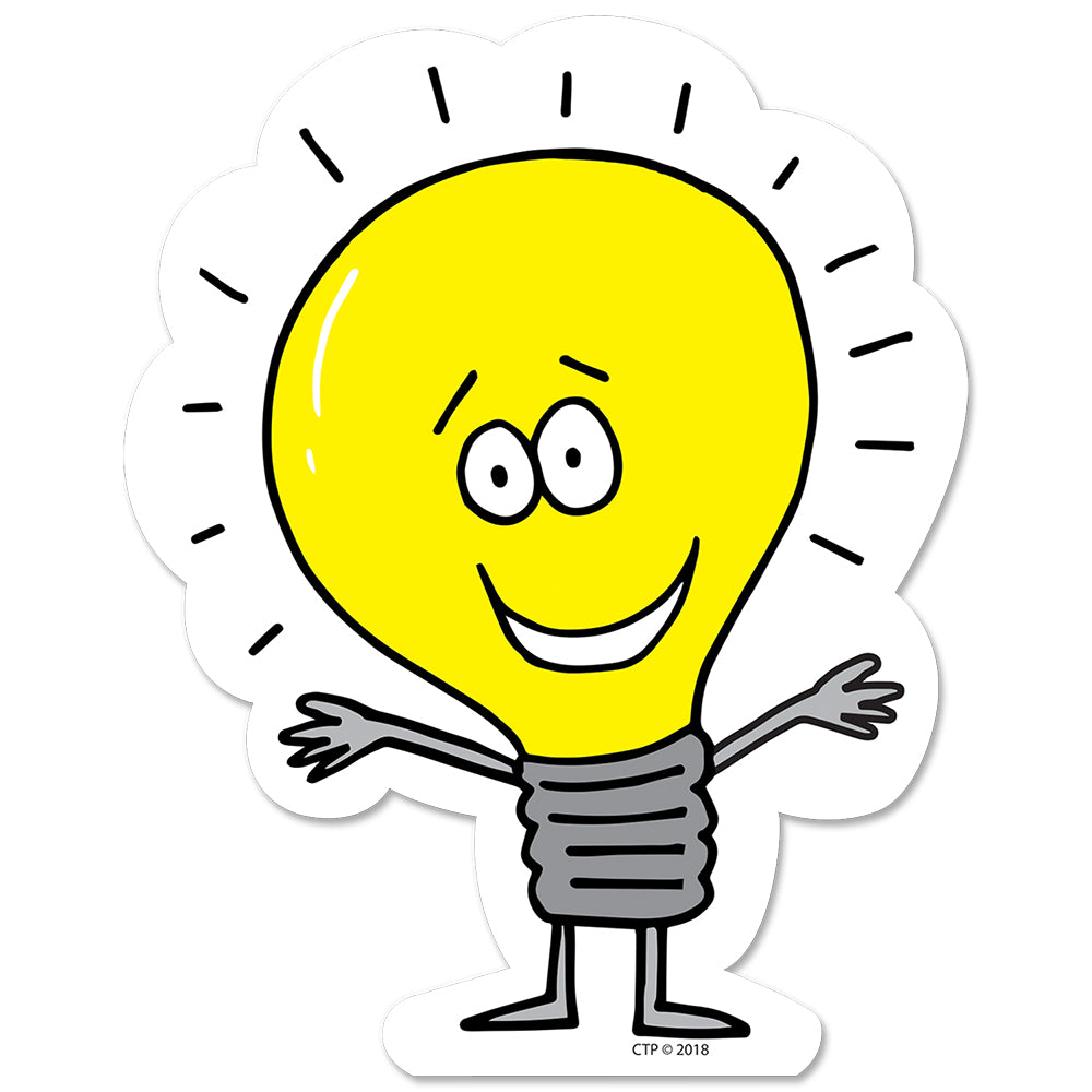 So Much Pun! Say Watt? 6" Designer Cut-Outs