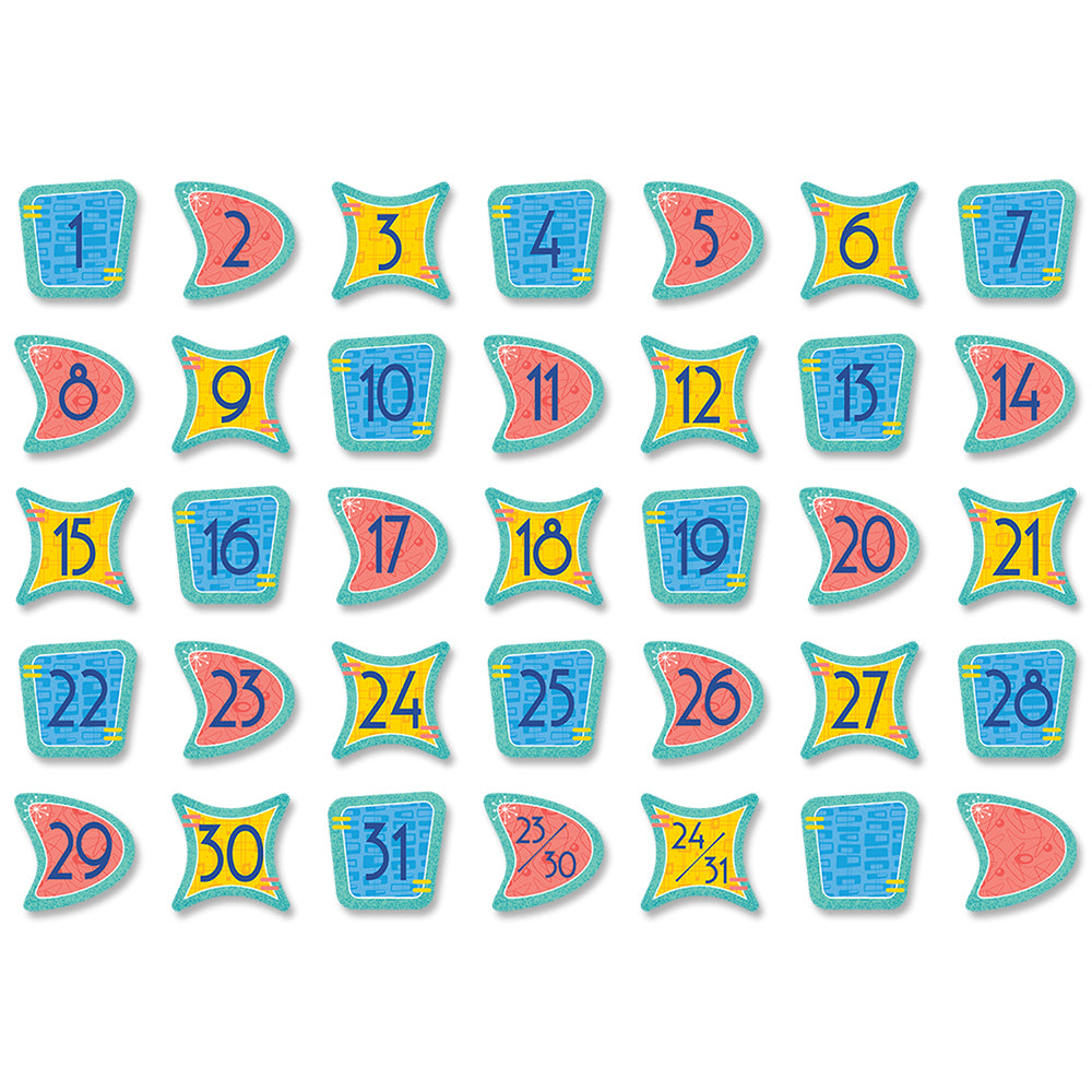 Mid-Century Mod Calendar Days