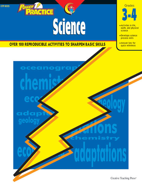 Power Practice: Science, Gr. 3-4, eBook – Creative Teaching Press