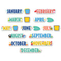 Mid-Century Mod Months of the Year Mini Bulletin Board