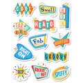 Mid-Century Mod Retro Rewards Stickers