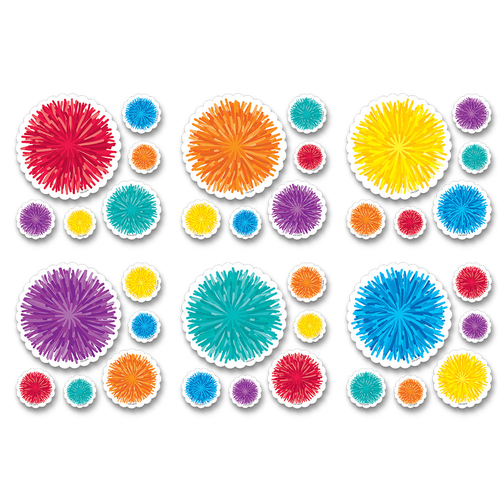 Pom-Poms 6 inch Designer Cut-Outs