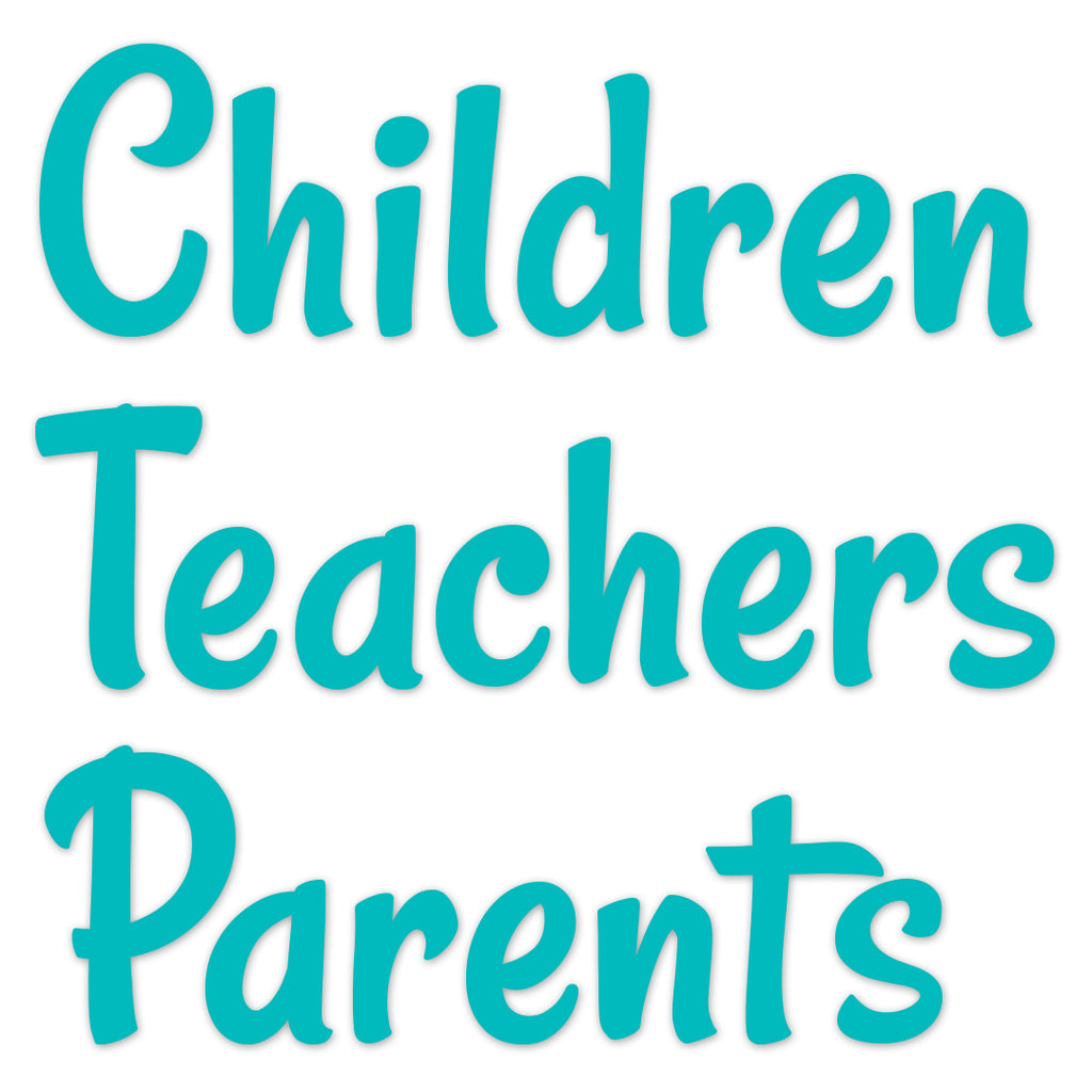 Stylish Turquoise 4" Designer Letters