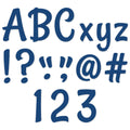 Stylish Blue 4" Designer Letters