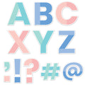 Color Block 5" Designer Letters