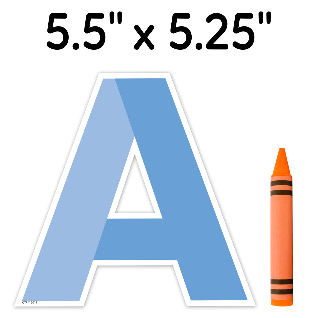Color Block 5" Designer Letters