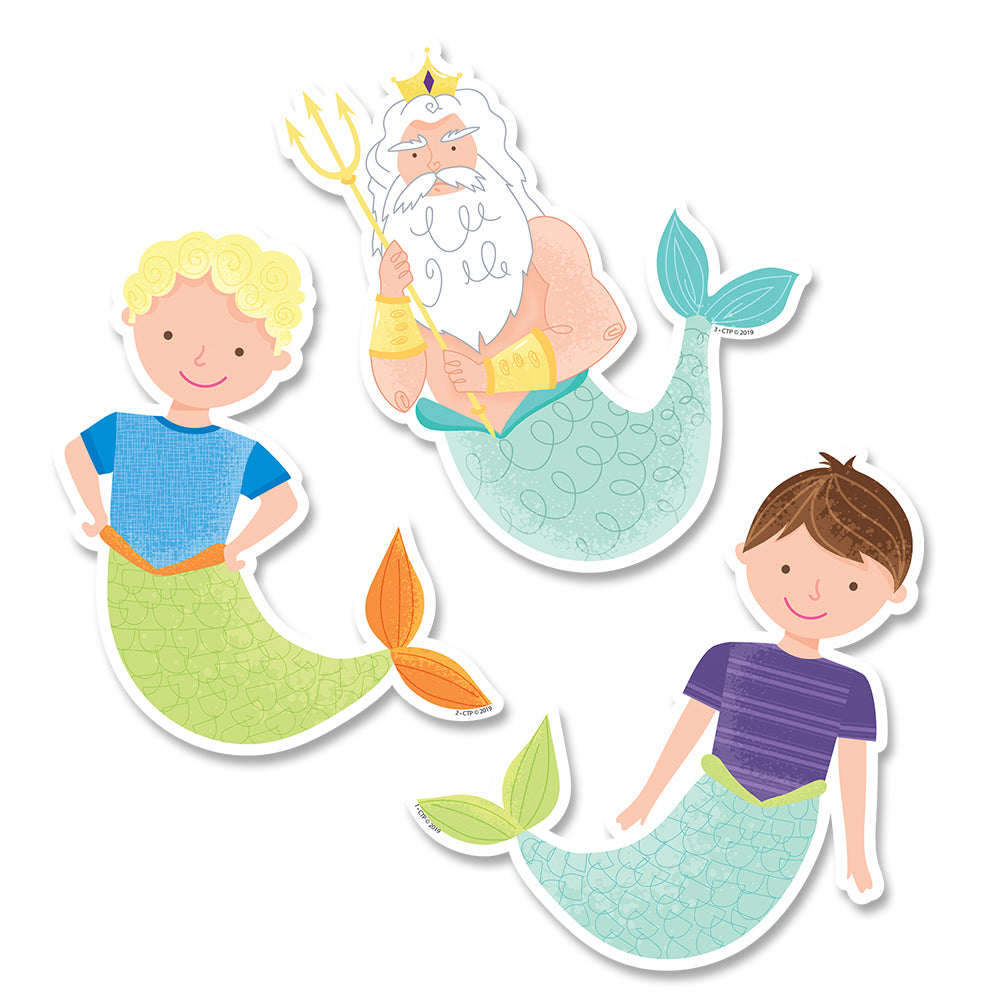 King Neptune & Friends 6" Designer Cut-Outs
