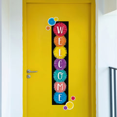 Pom-Poms Welcome Banner