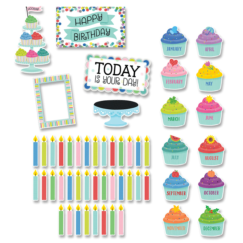 Color Pop Birthday Mini Bulletin Board