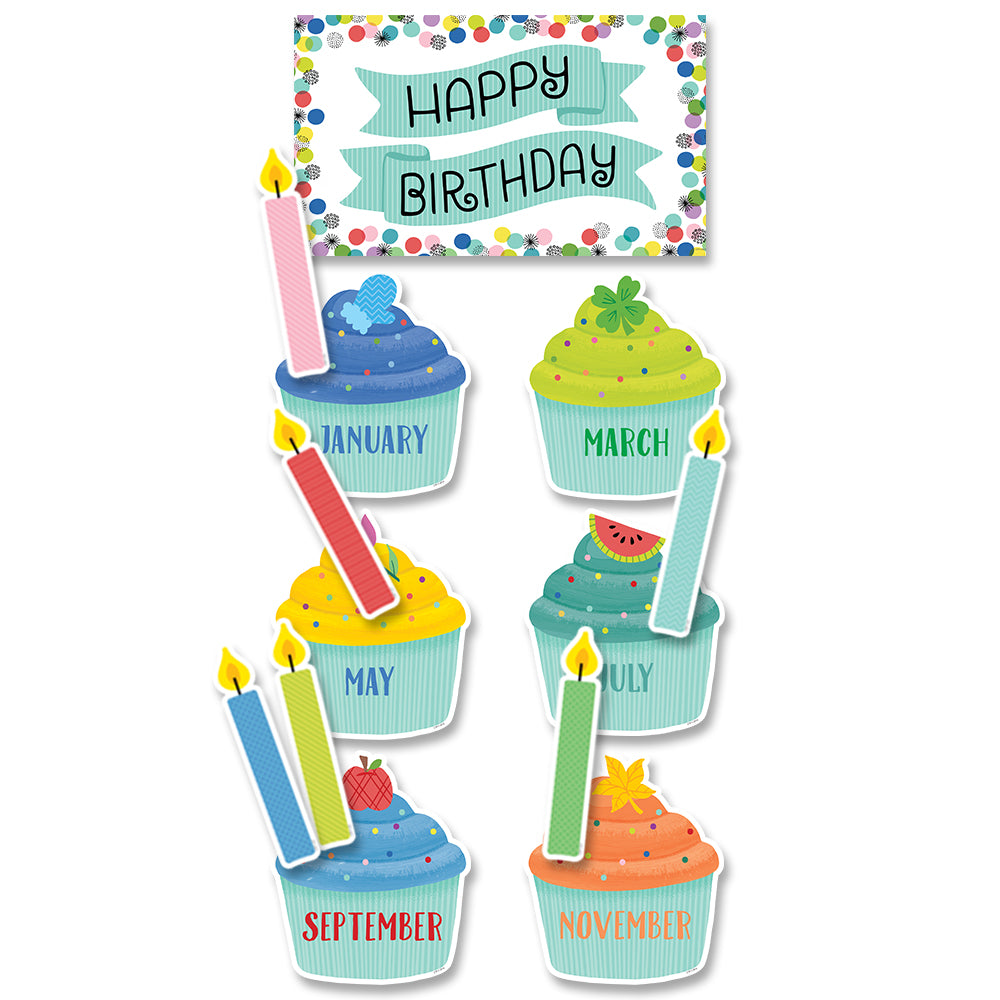 Color Pop Birthday Mini Bulletin Board