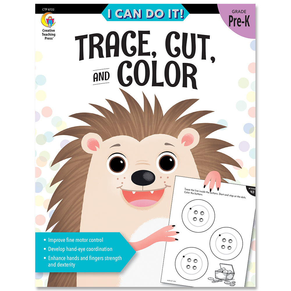 I Can Do It! Trace, Cut, and Color