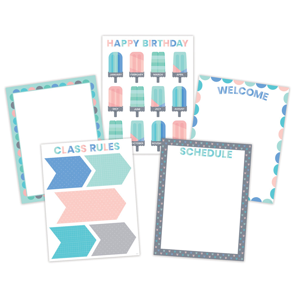 Calm & Cool Classroom Essentials 5-Chart Convenience Pack