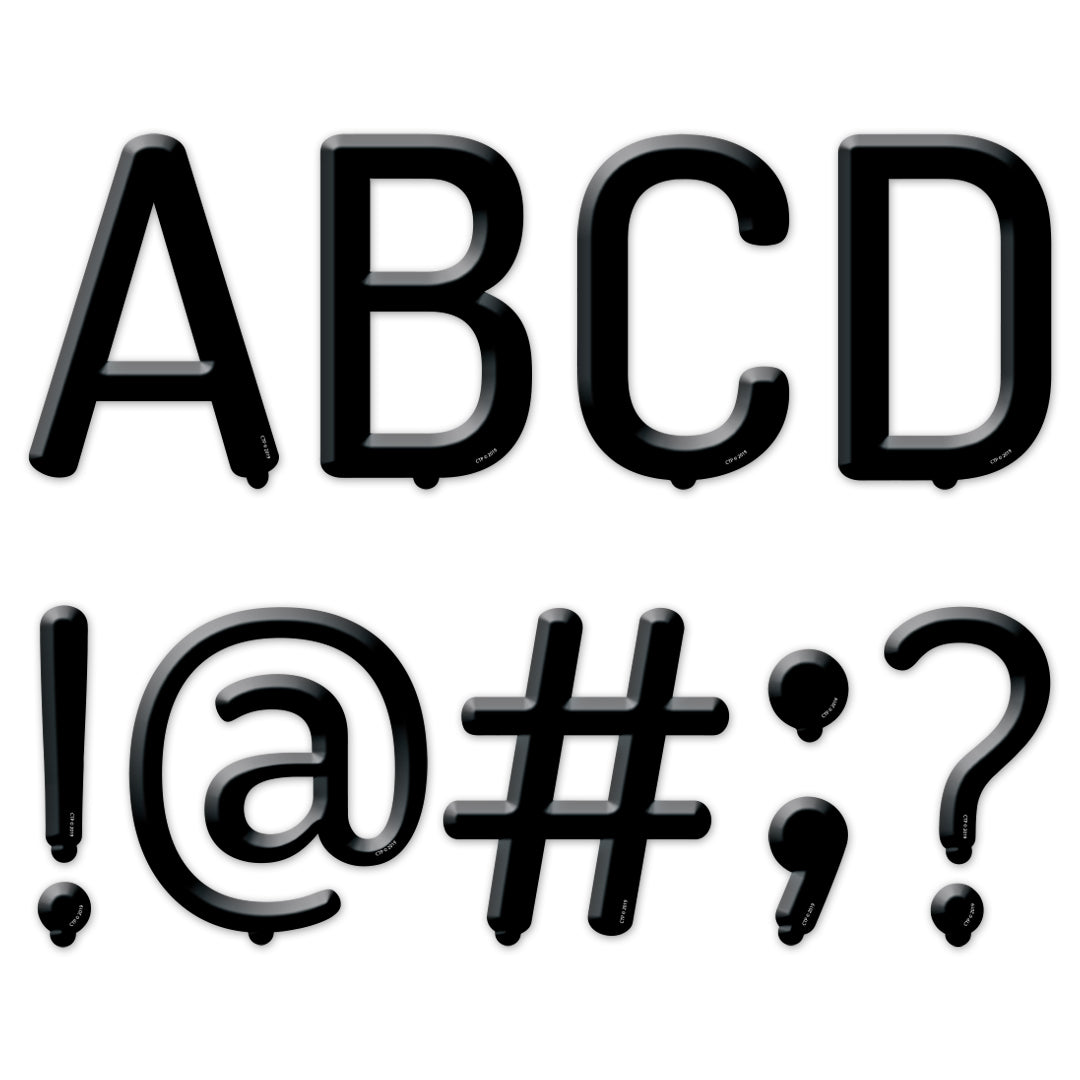 Black Letter Board 5" Uppercase Designer Letters