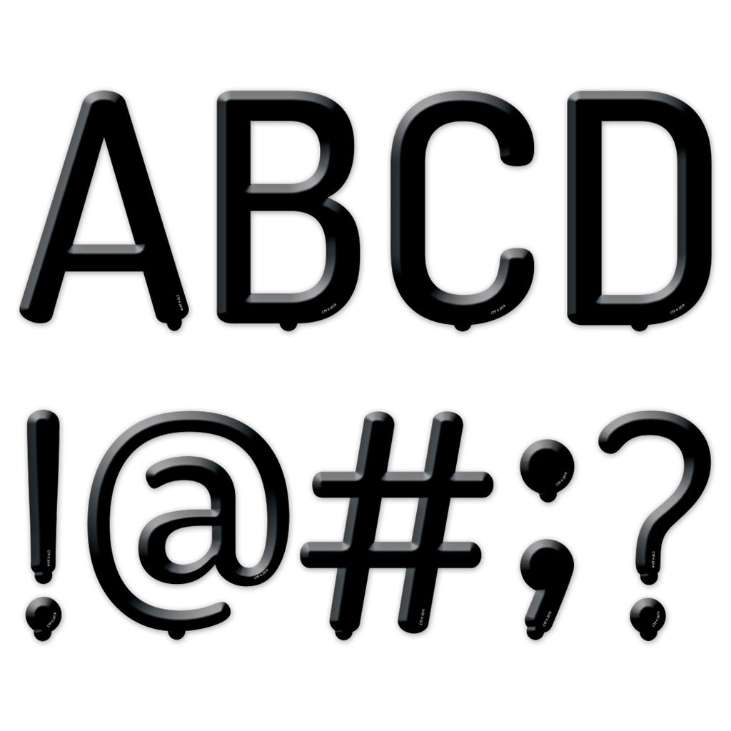 Black Letter Board 5" Uppercase Designer Letters