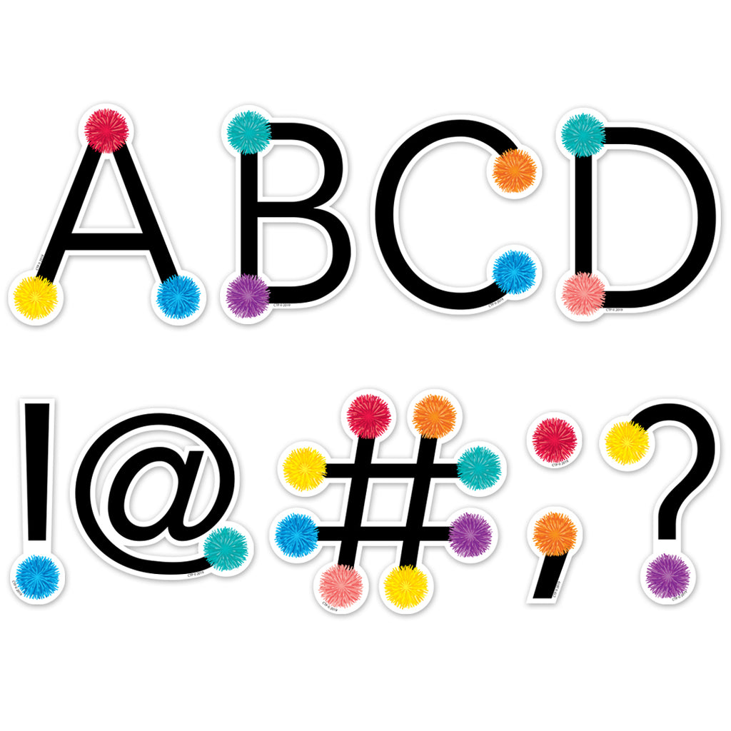 Pom 5" Uppercase Designer Letters
