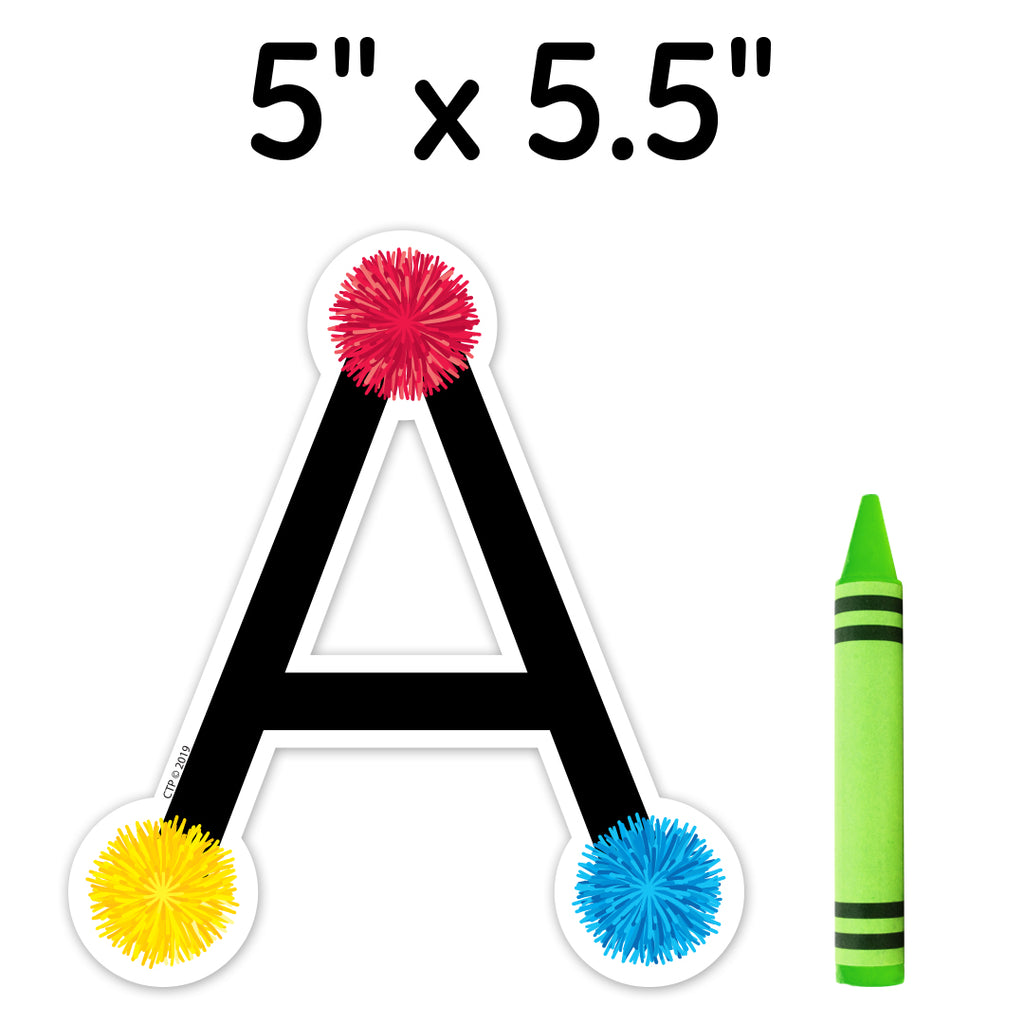 Pom 5" Uppercase Designer Letters