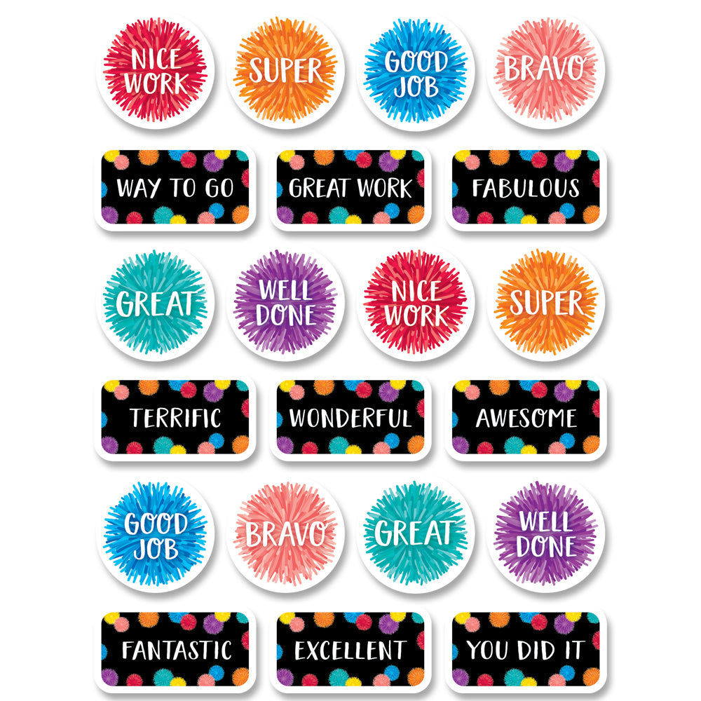 Pom-Pom Rewards Stickers