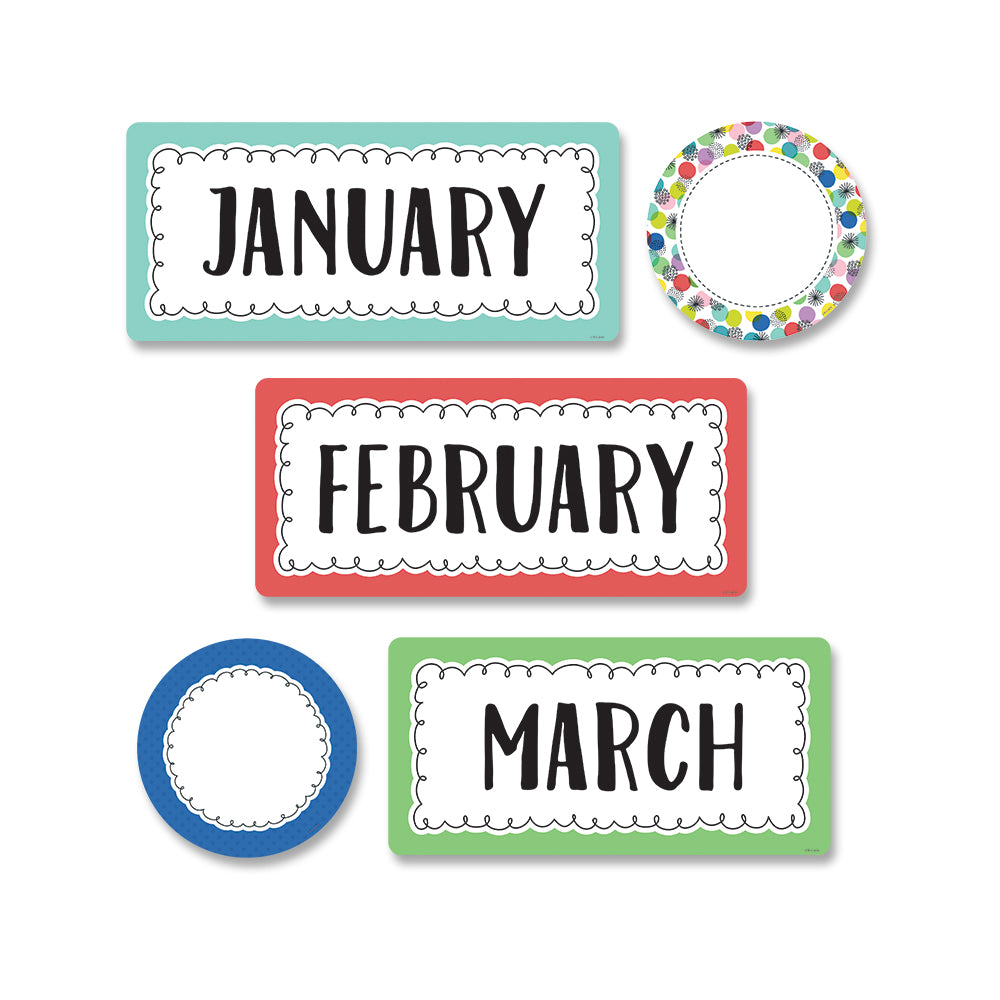 Color Pop Months of the Year
