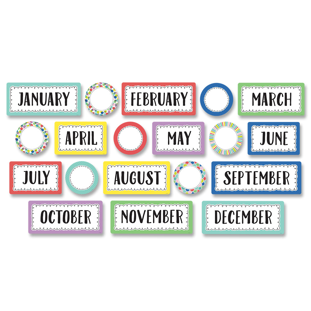 Color Pop Months of the Year