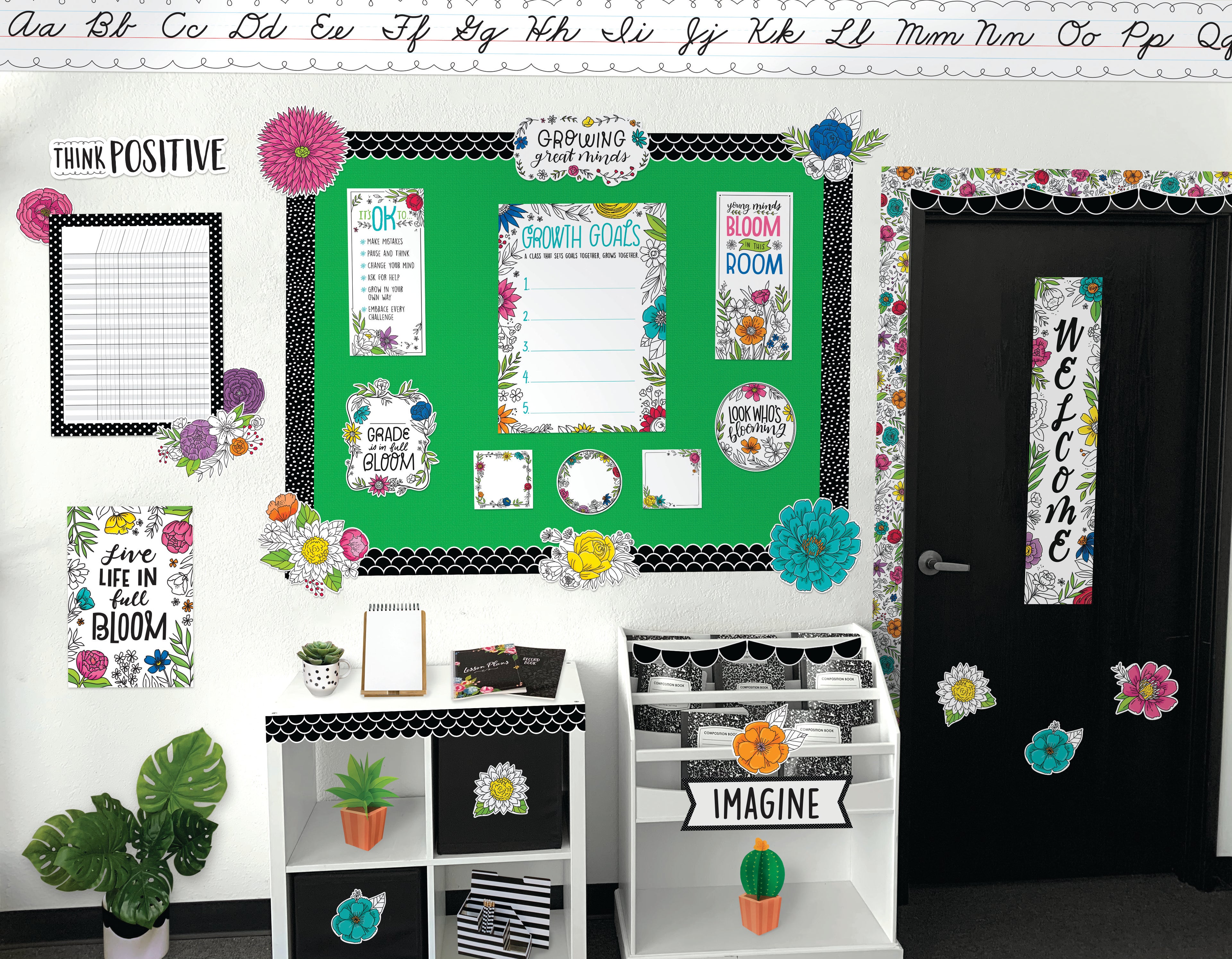 Doodly Blooms EZ Border