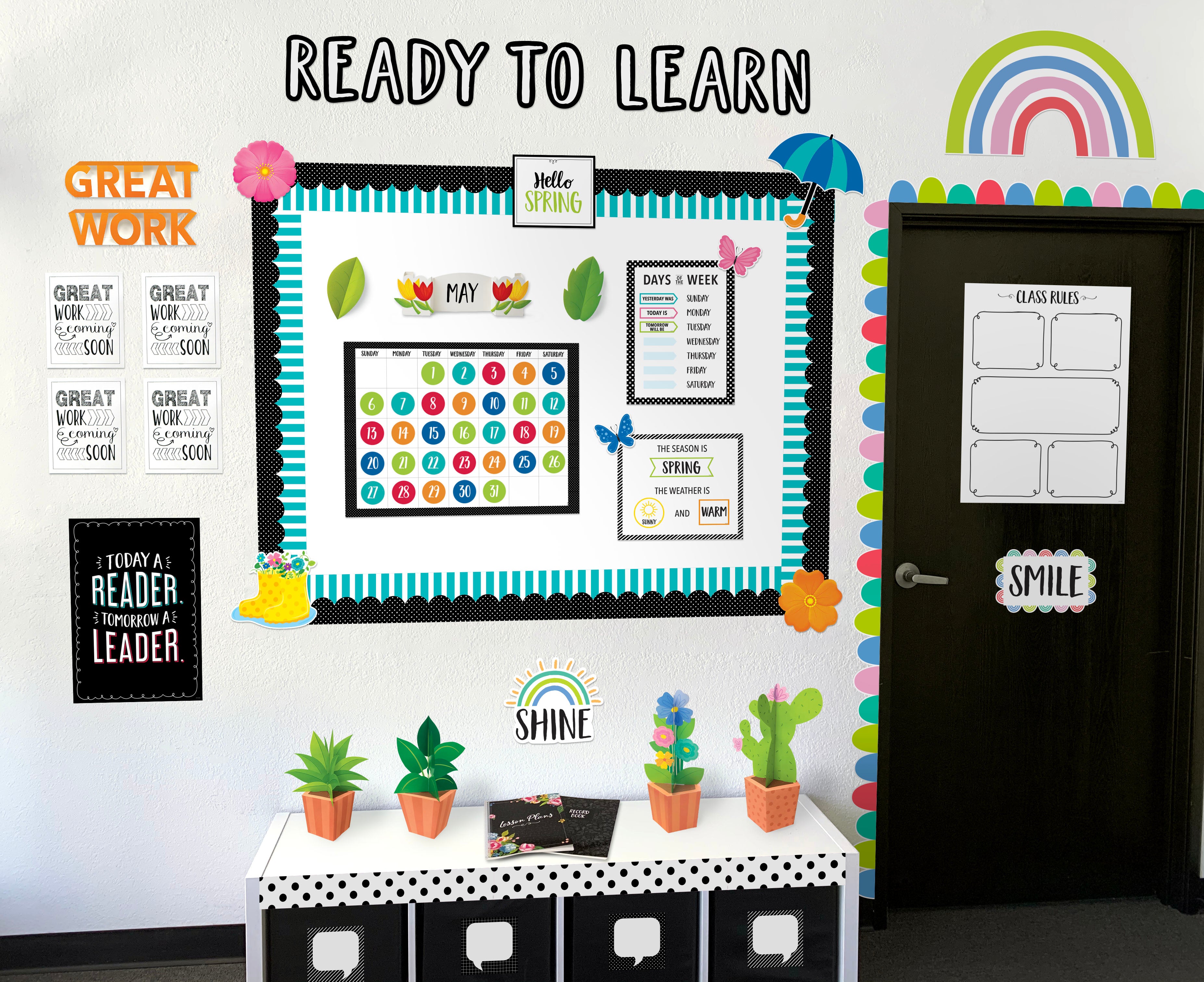 Calendar Set Bulletin Board