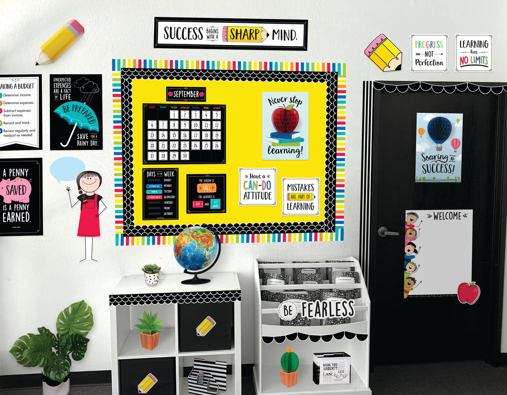 Black Half-dots EZ Borders