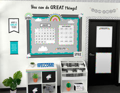 3D Pop Classroom Headlines Bulletin Board
