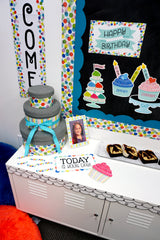 Color Pop Birthday Mini Bulletin Board