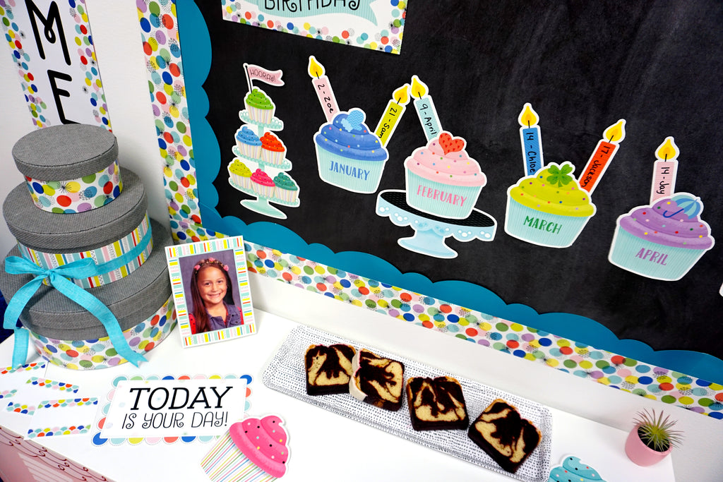 Color Pop Birthday Mini Bulletin Board