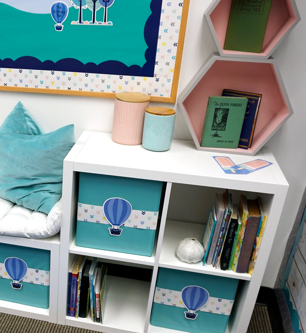 Colorful Mini Chevrons EZ Border (Calm & Cool)