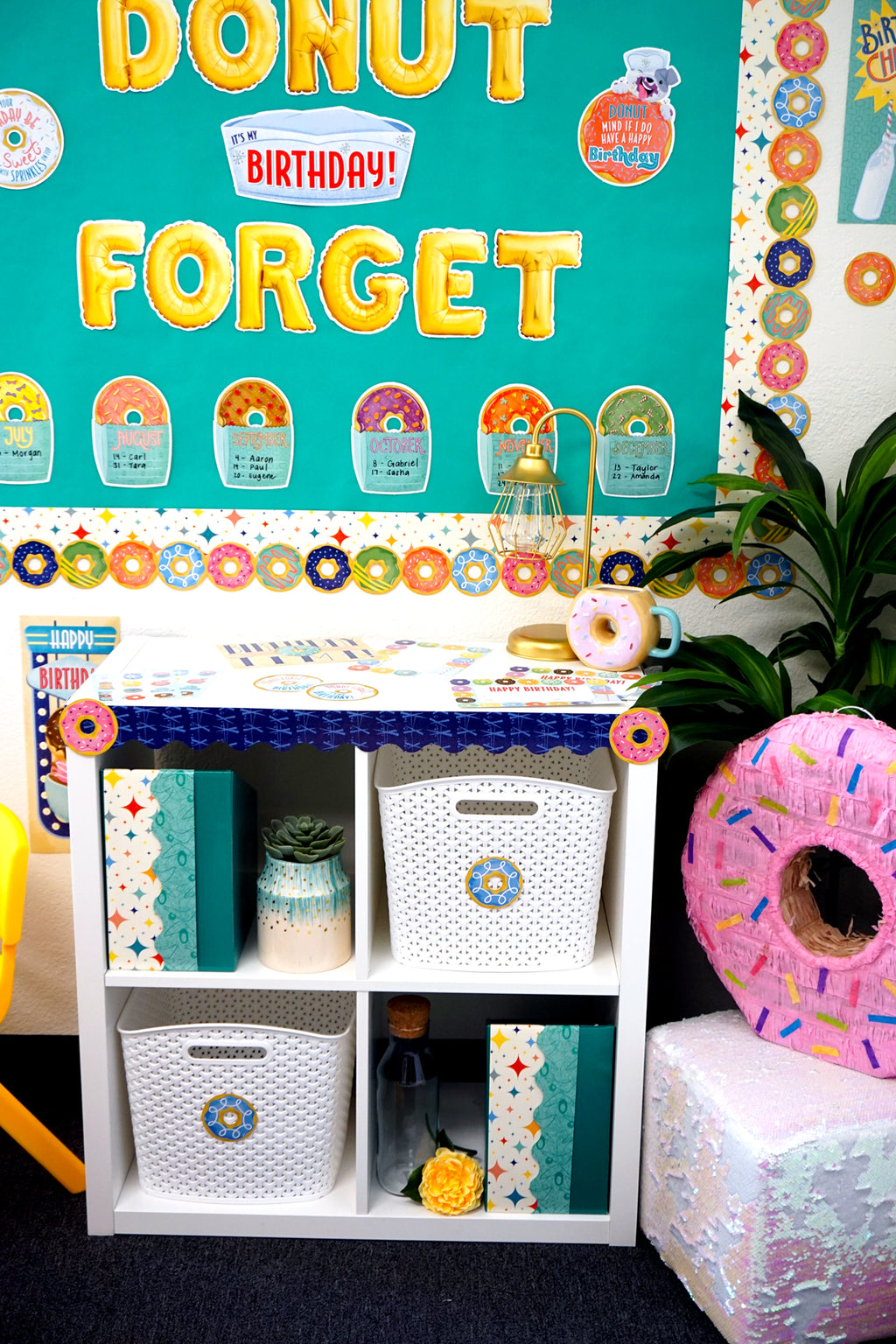 Mid-Century Mod Donuts 3" Designer Cut-Outs