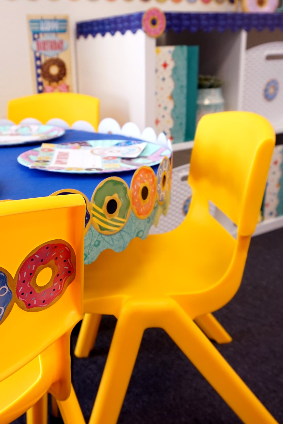 Mid-Century Mod Donuts 3" Designer Cut-Outs