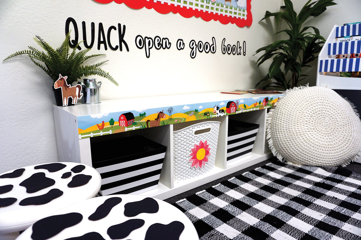 Royal Blue Bold Stripes EZ Border (Core Decor)