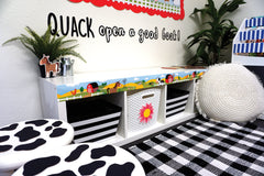 Royal Blue Bold Stripes EZ Border (Core Decor)