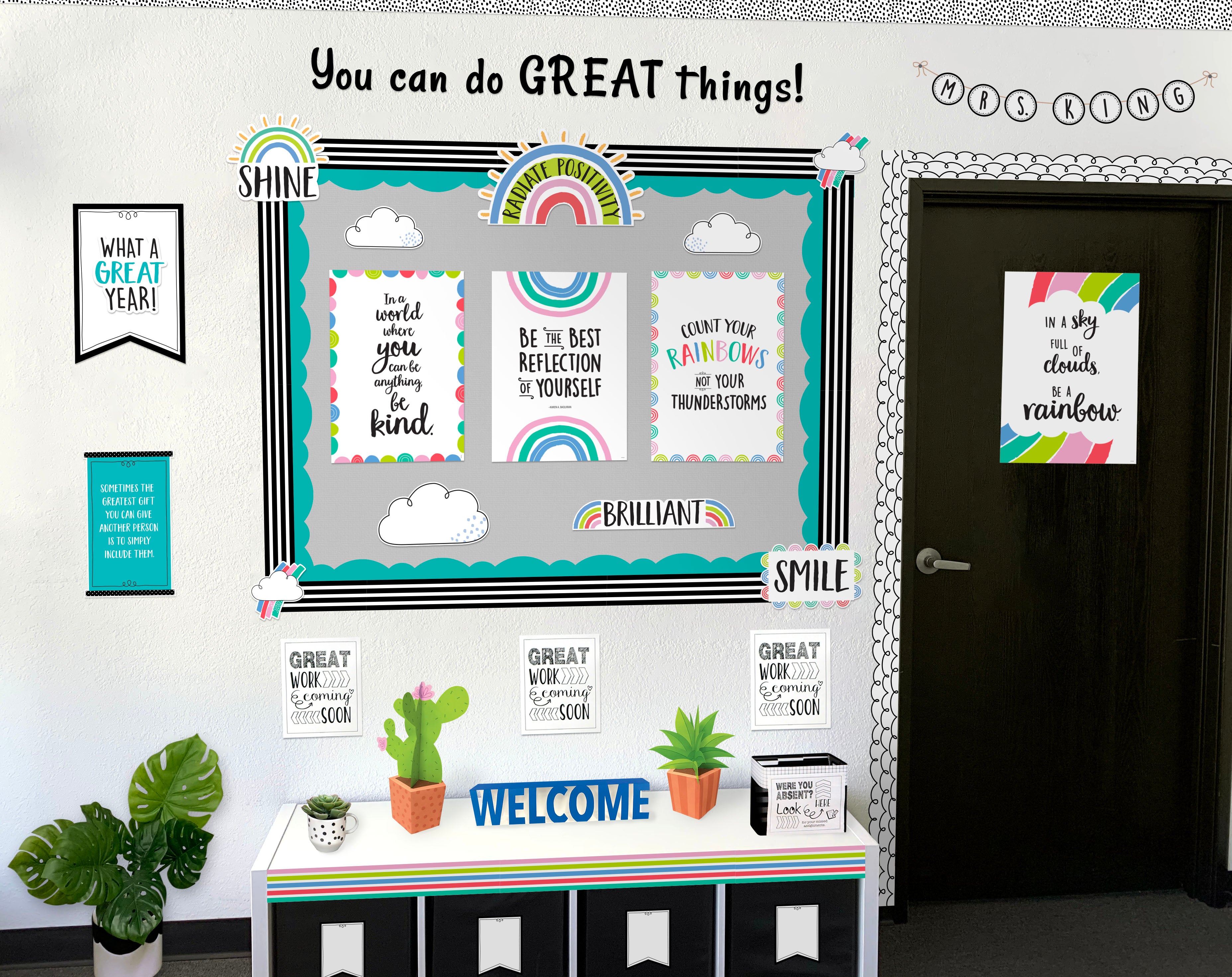 Rainbow Doodles 4-Poster Convenience Pack