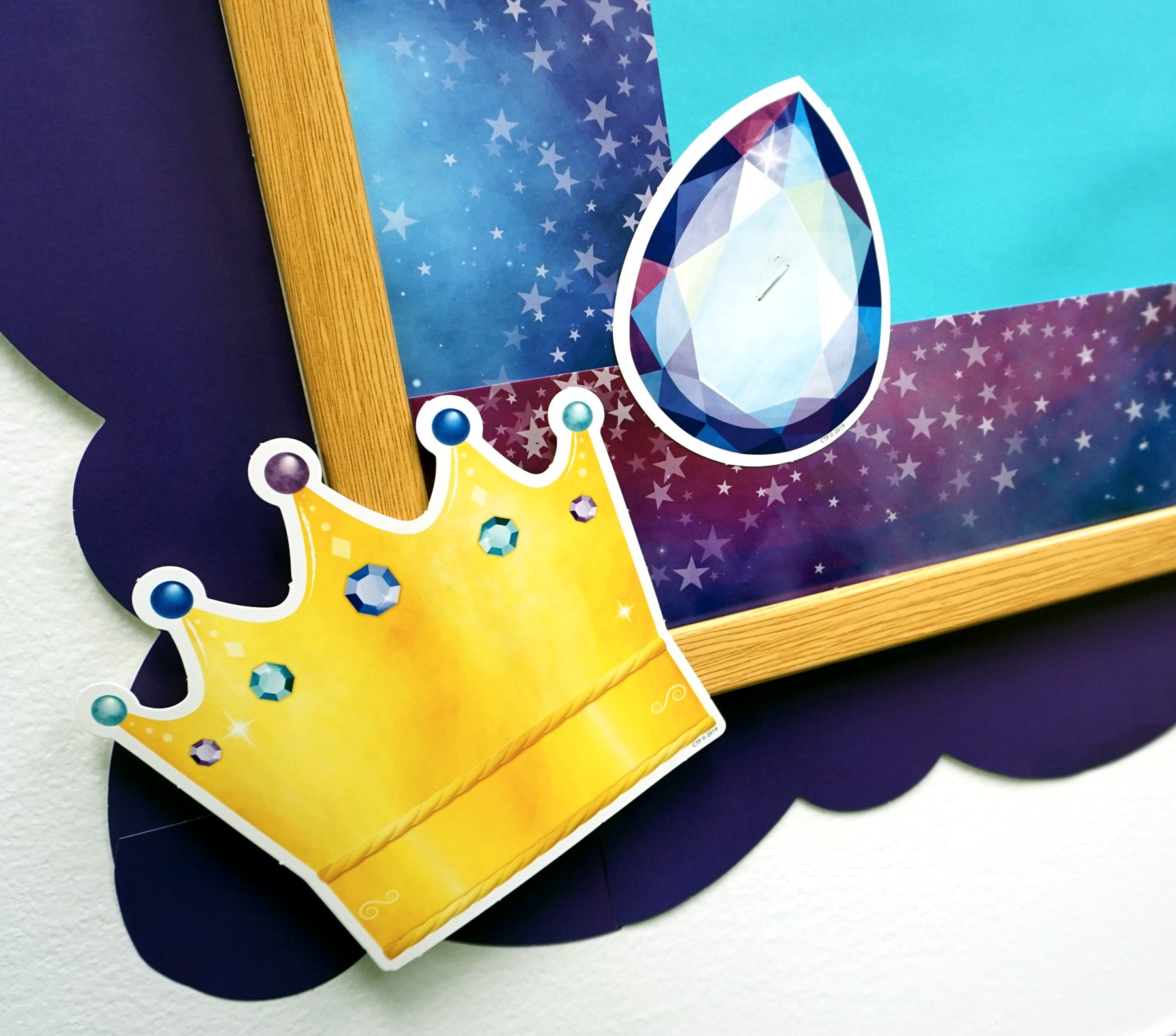 Mystical Magical Crowns and Jewels 6" Designer Cut-Outs