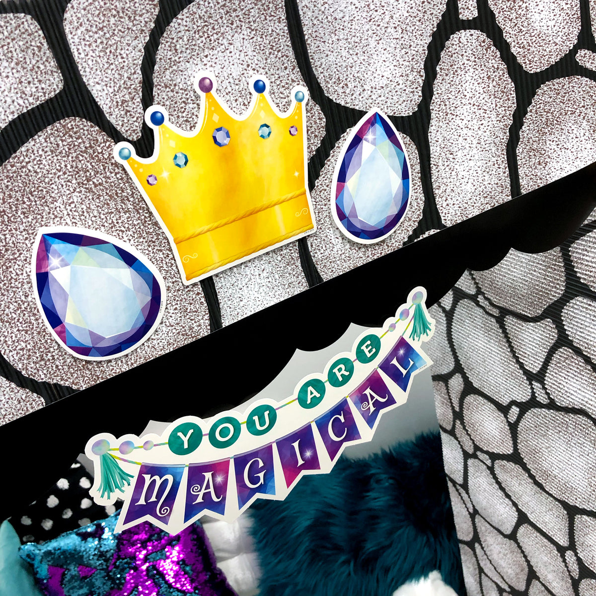 Mystical Magical Crowns and Jewels 6" Designer Cut-Outs