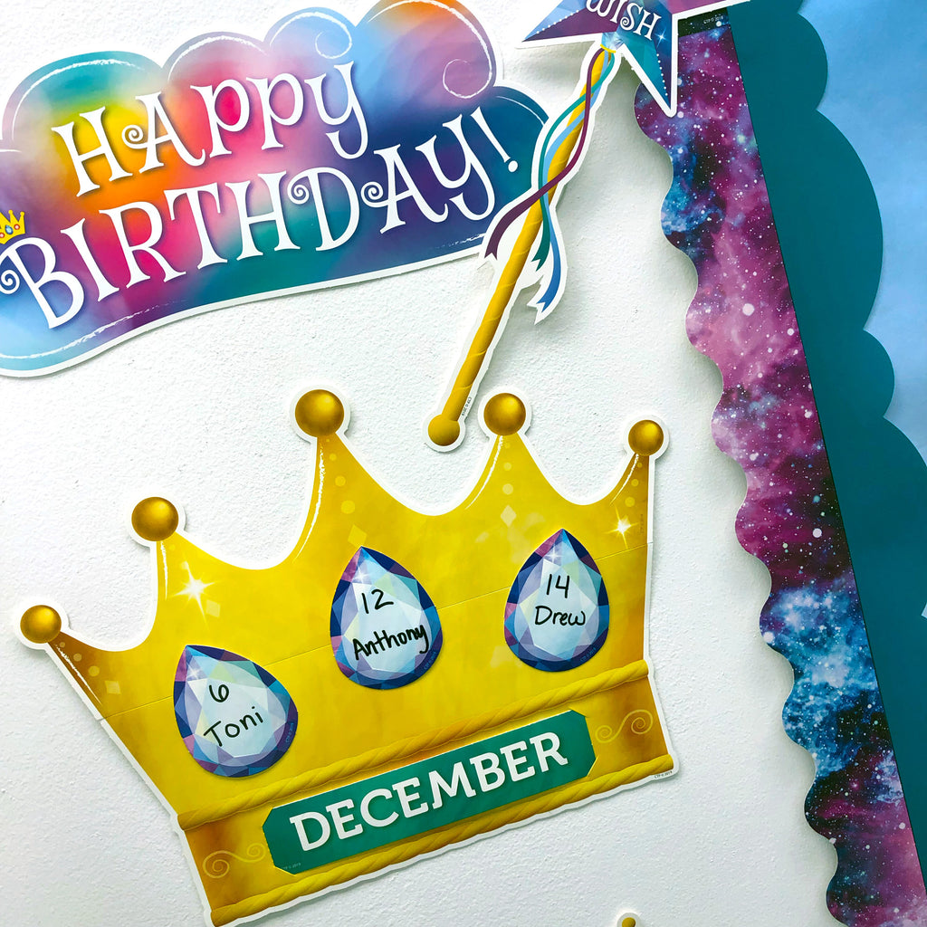 Mystical Magical Happy Birthday Mini Bulletin Board