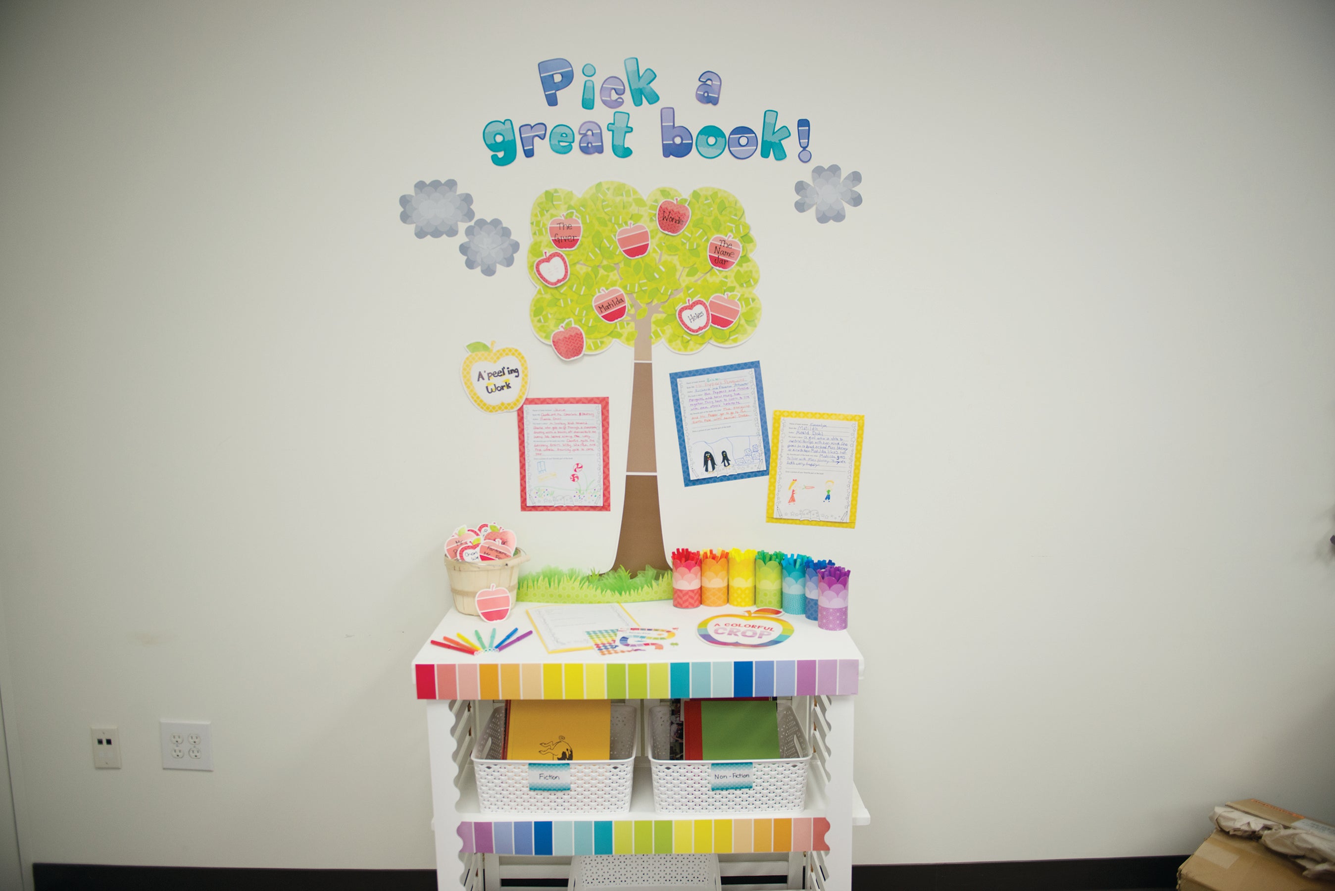 Rainbow Paint Chip EZ Border