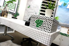 Palm Paradise Monstera Leaves Bulletin Board