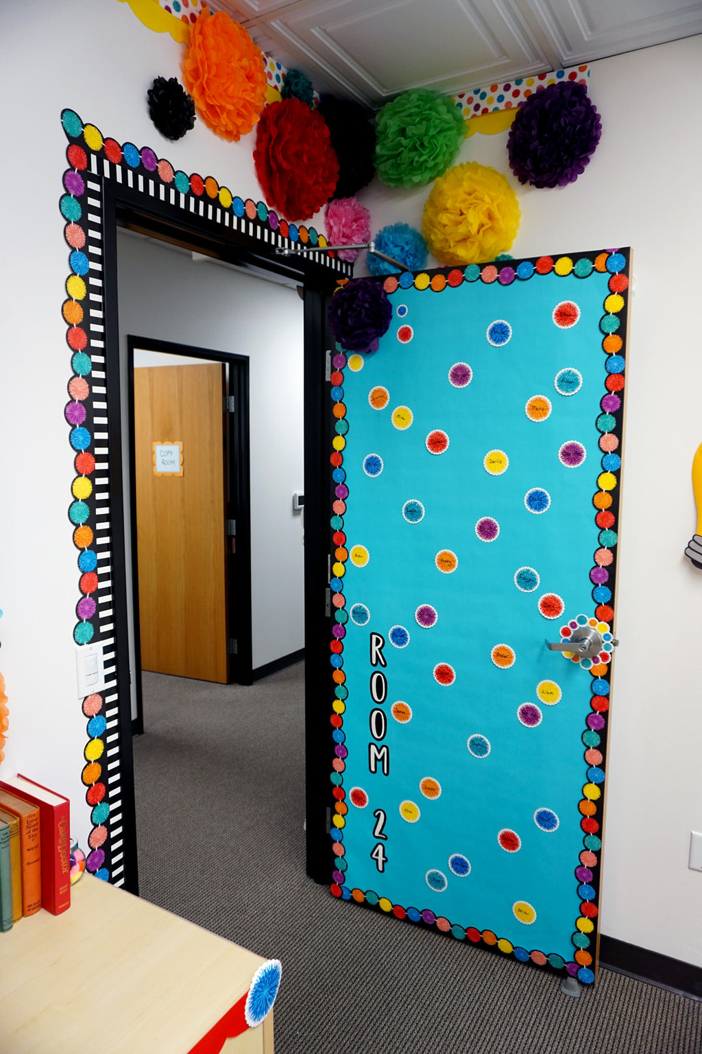 Pom-Poms 6 inch Designer Cut-Outs