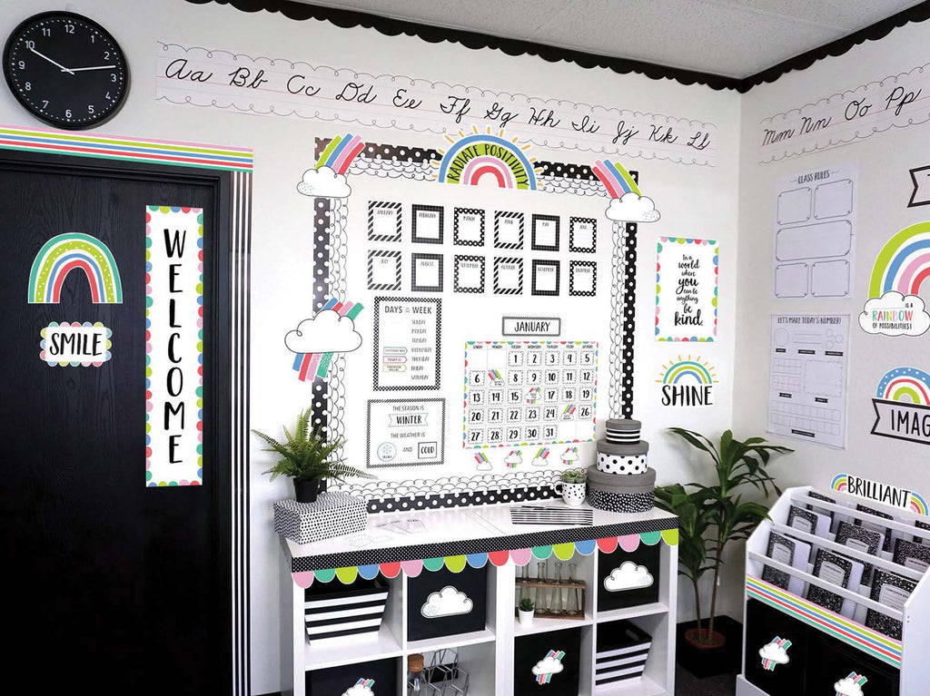 Black Polka Dots EZ Border (Core Decor)