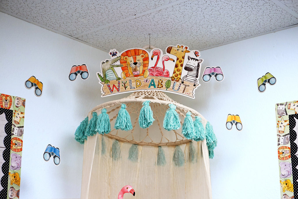 Safari Friends Wild About Bulletin Board