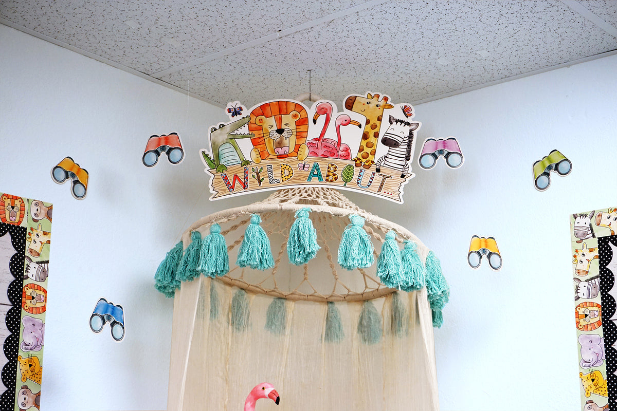 Safari Friends Wild About Bulletin Board