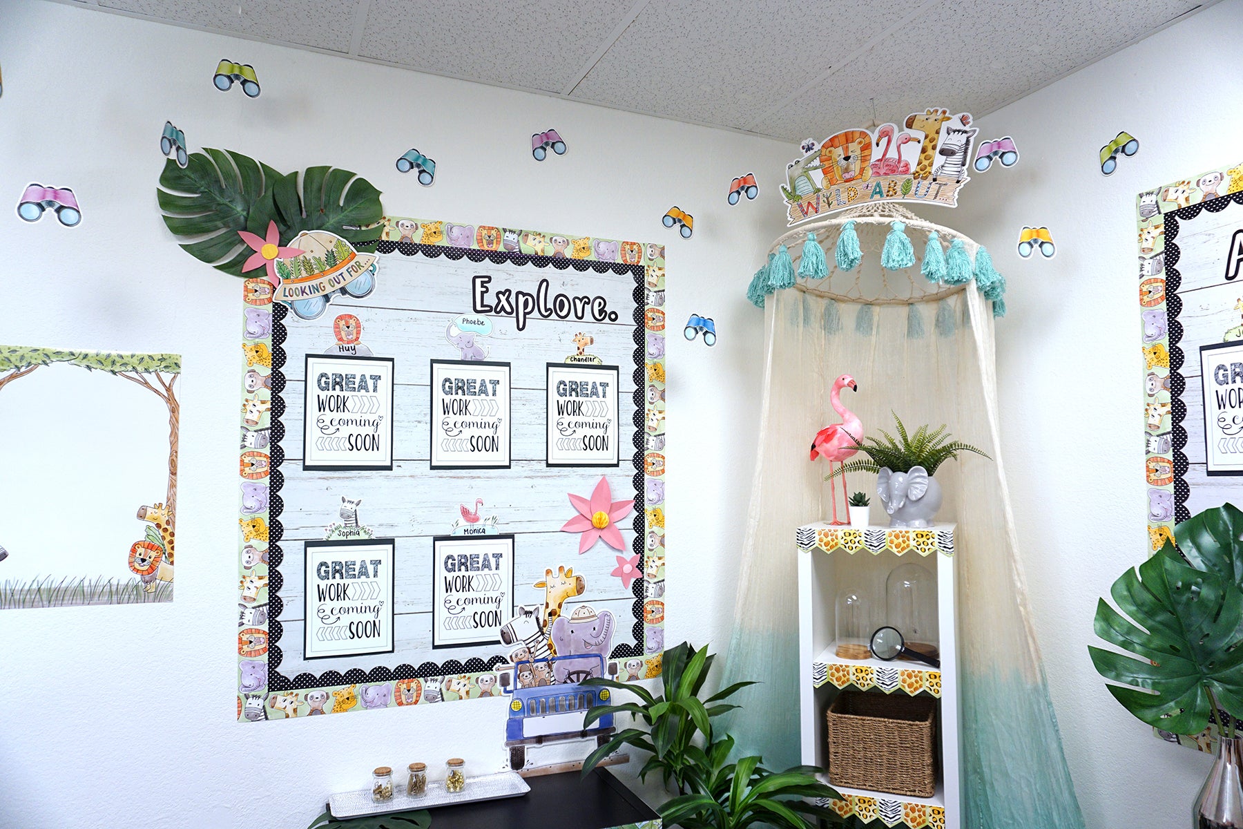 Safari Friends 6" Designer Cut-Outs