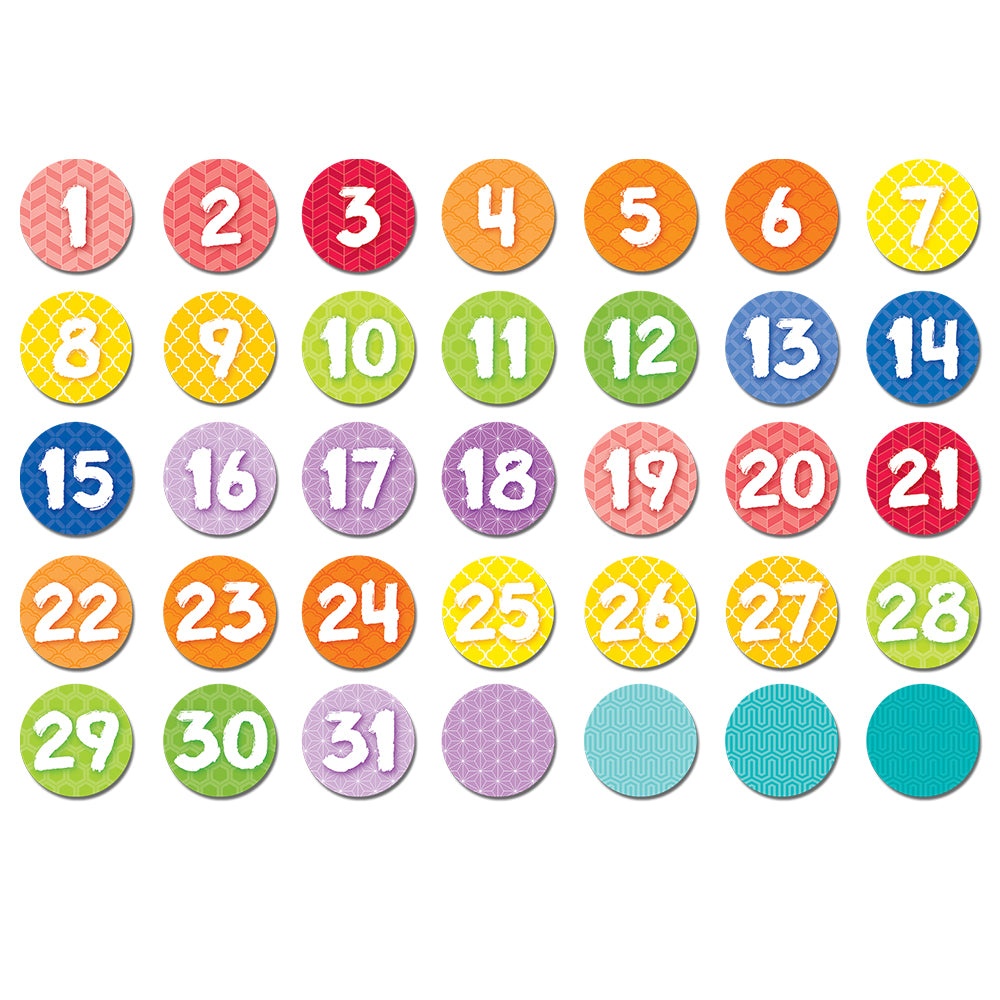 Painted Palette Calendar Days